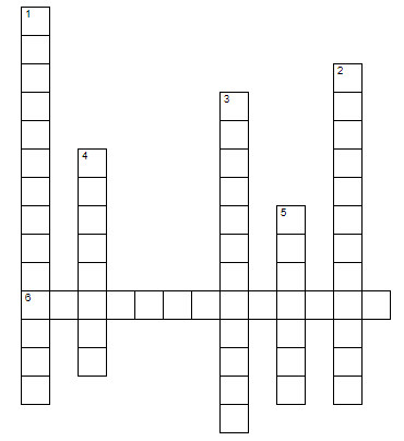 Crossword puzzle grid