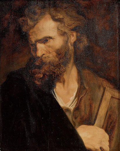 Painting of a bearded man