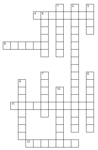 Crossword puzzle grid