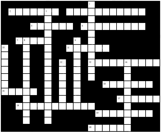 crossword puzzle grid