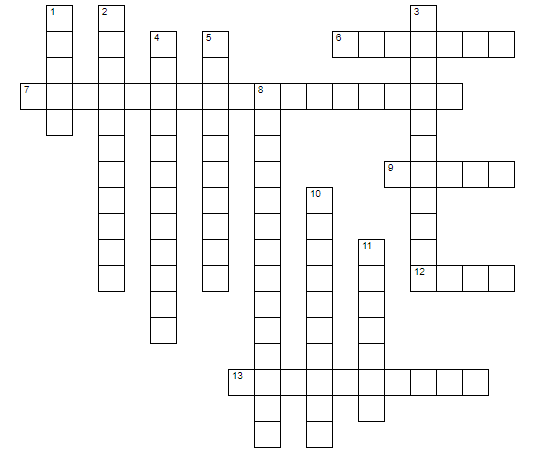 crossword puzzle grid