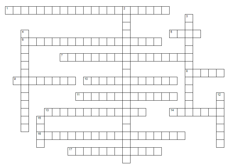 crossword puzzle grid