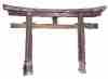 drawing of gateway to Shinto shrine